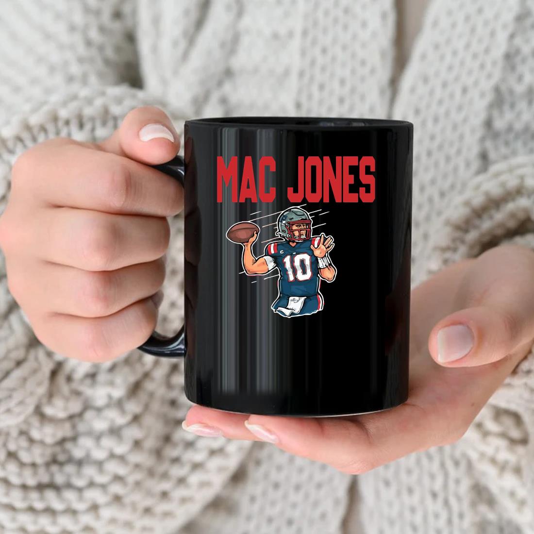 #10 Mac Jones Design Gift For Football Mug
