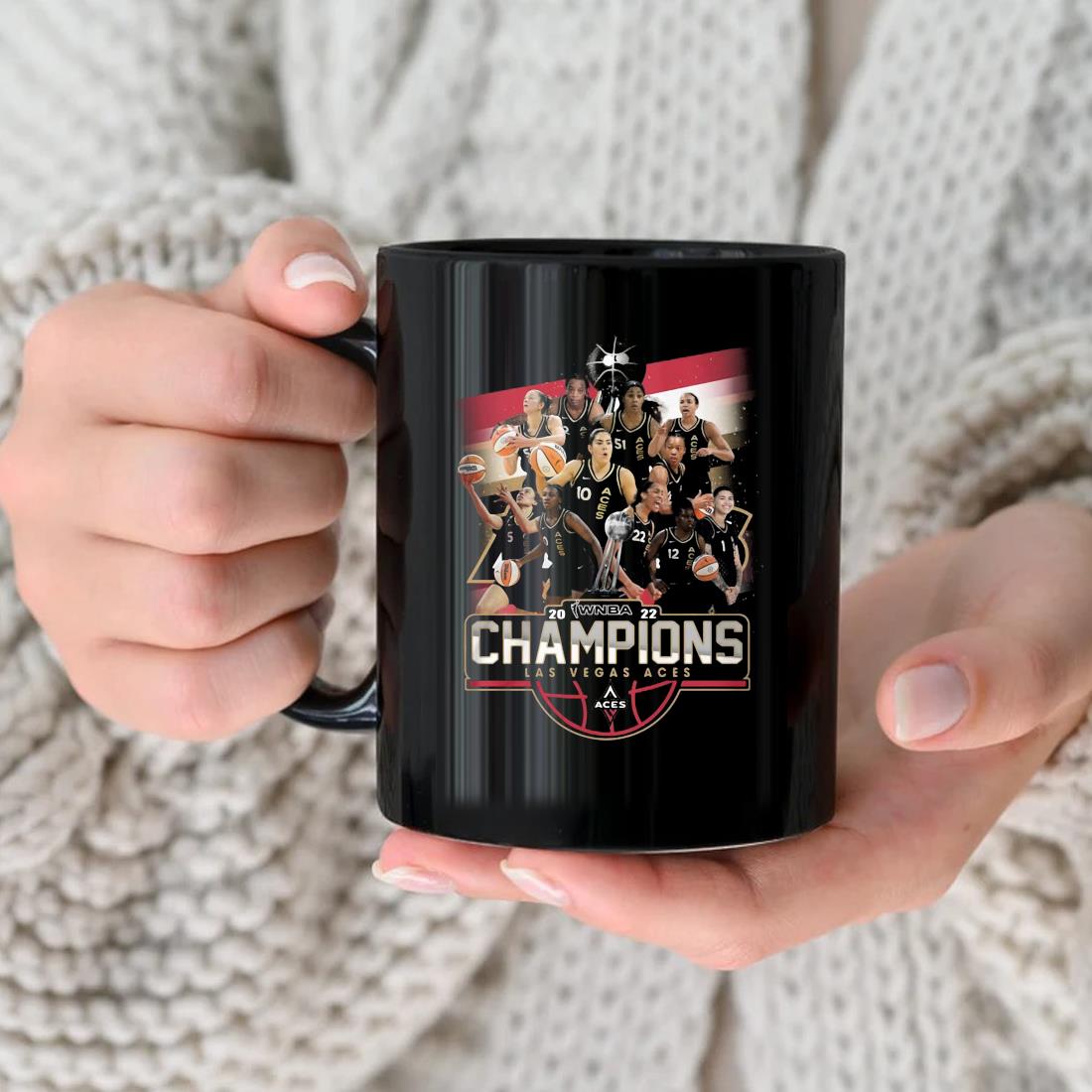 2022 Wnba Champions Las Vegas Aces Mug