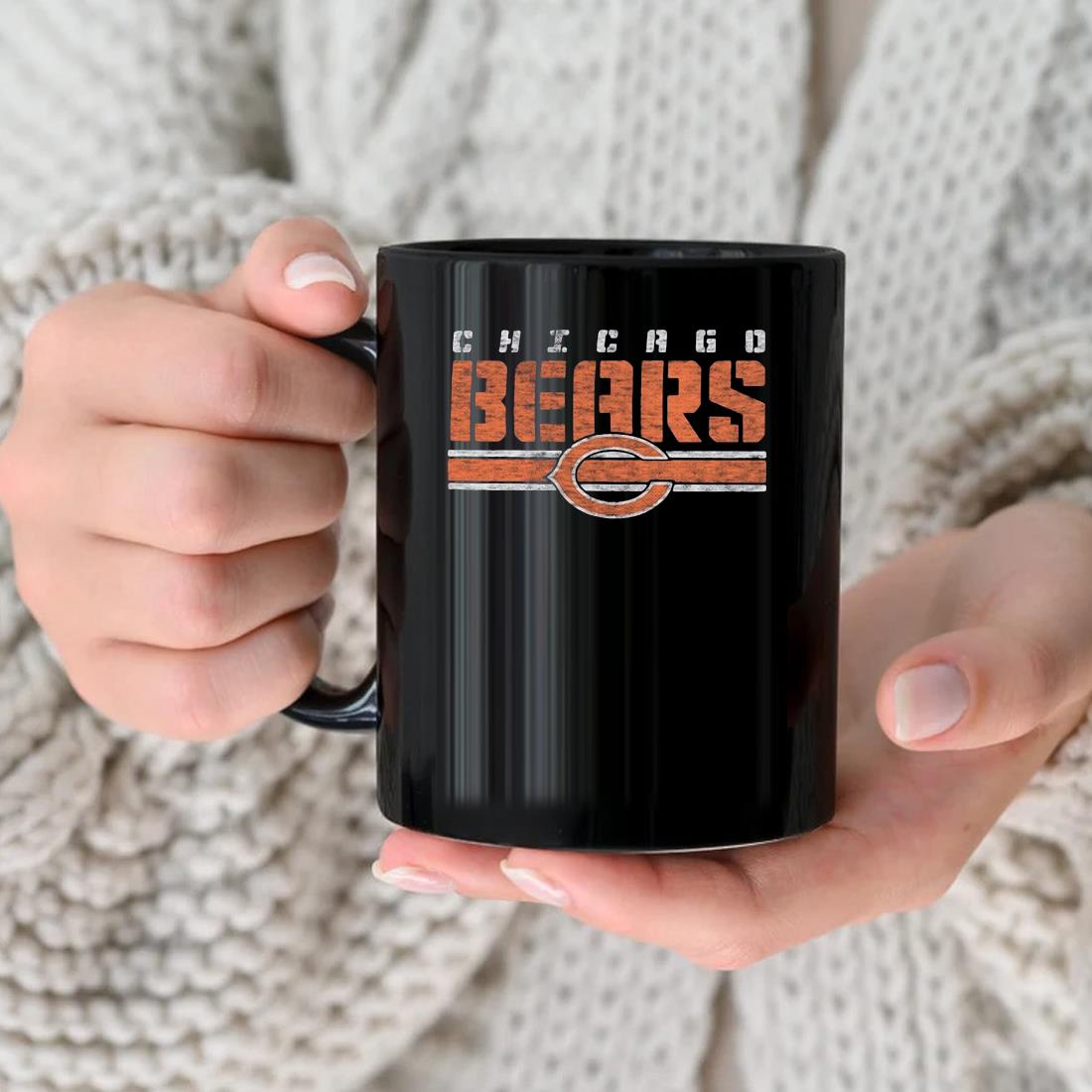 Chicago Bears '47 Logo Team Stripe Mug