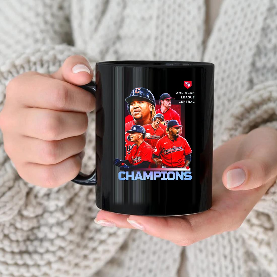 Cleveland Guardians American League Central Champions Mug
