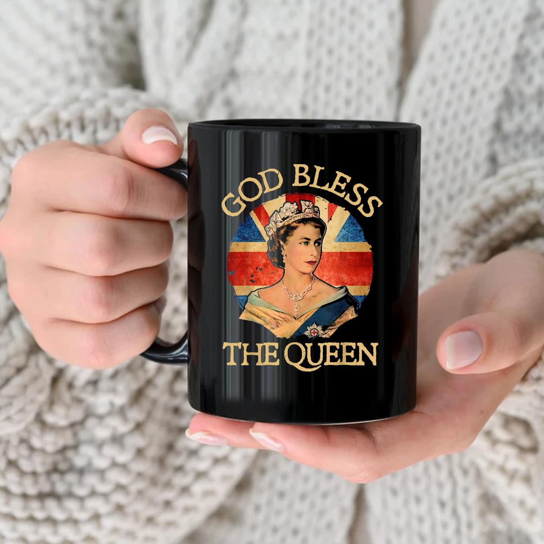 God Bless The Queen Of England Elizabeth Ll 1926-2022 Mug