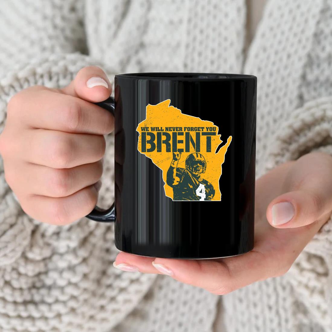 Green Bay Packers We Will Never Forget You Brent Mug