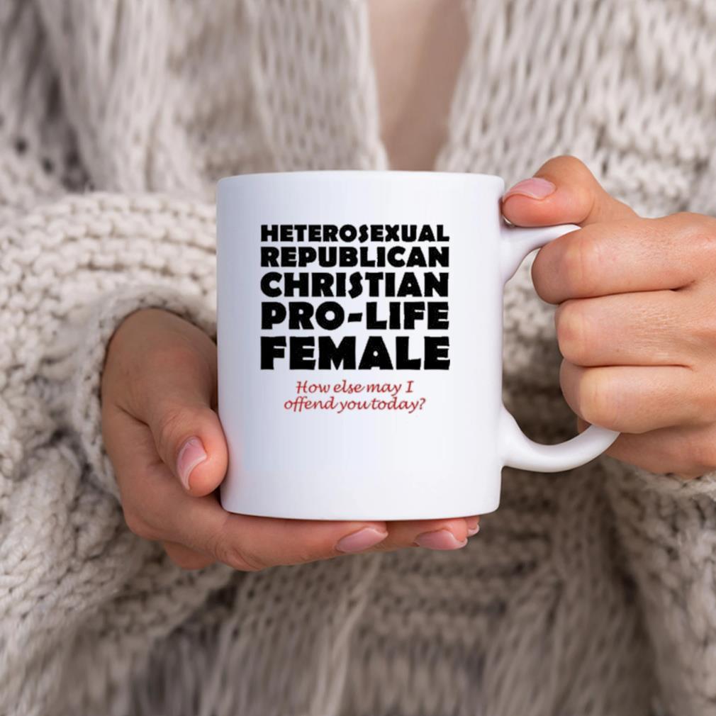 Heterosexual Republican Christian Pro-life Female Mug