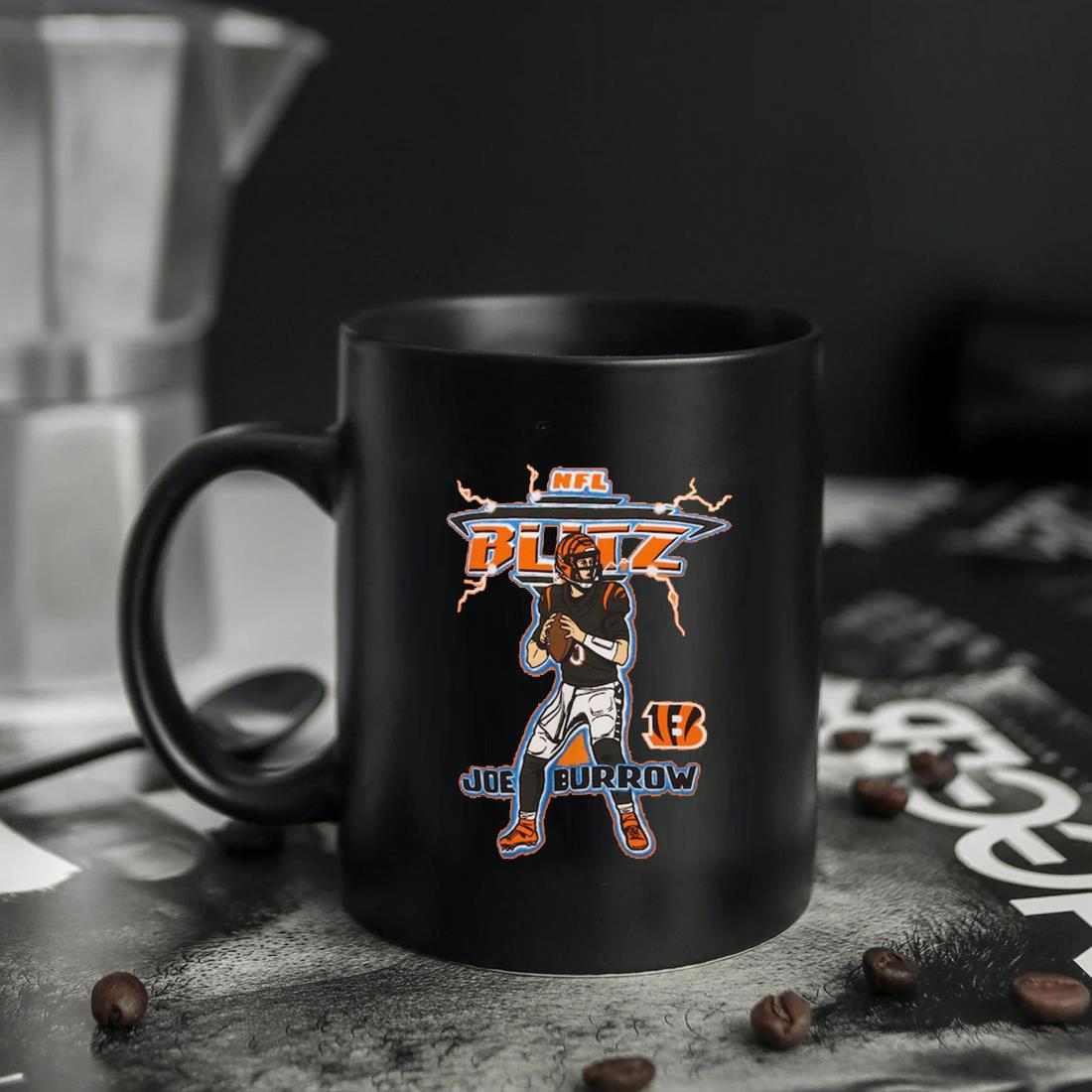 Joe Burrow Cincinnati Bengals Homage Blitz Player Tri-Blend Mug, hoodie,  sweater, long sleeve and tank top