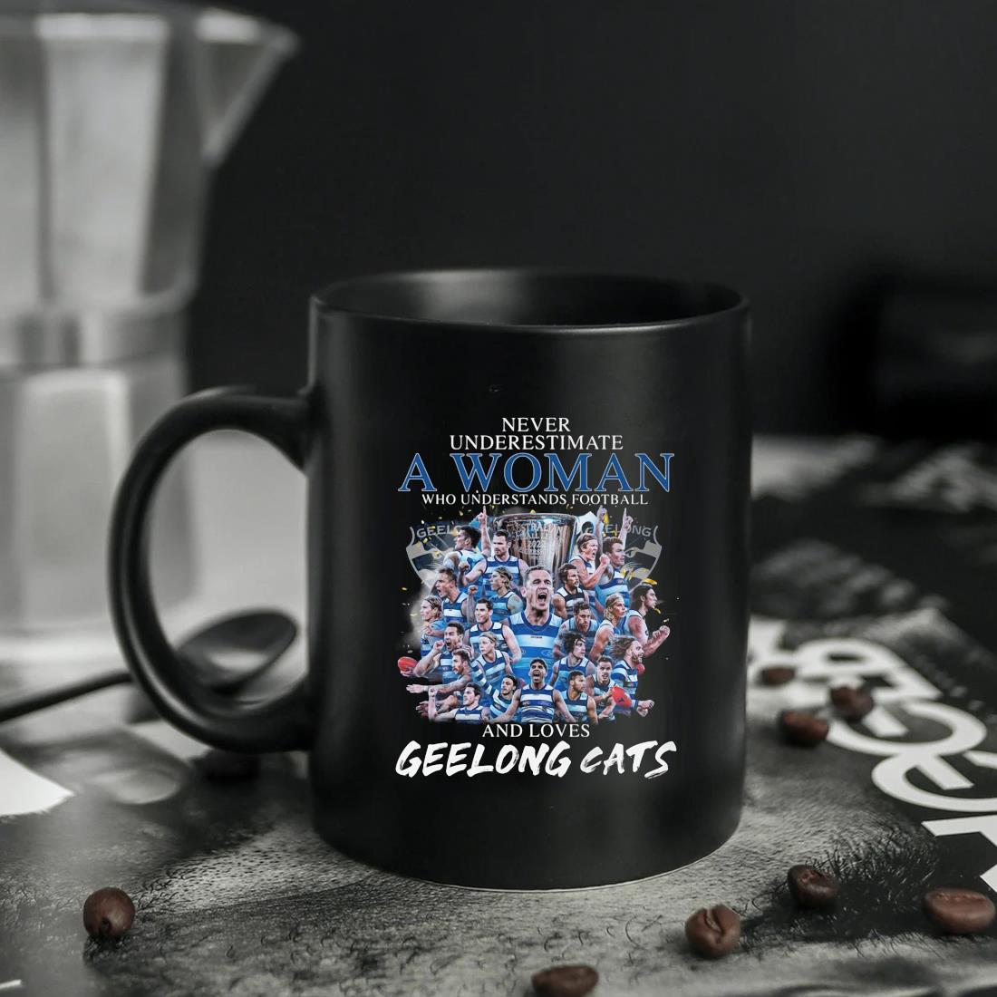 Never underestimate a Woman who understands football and loves Geelong Cats  shirt, hoodie, sweater, long sleeve and tank top