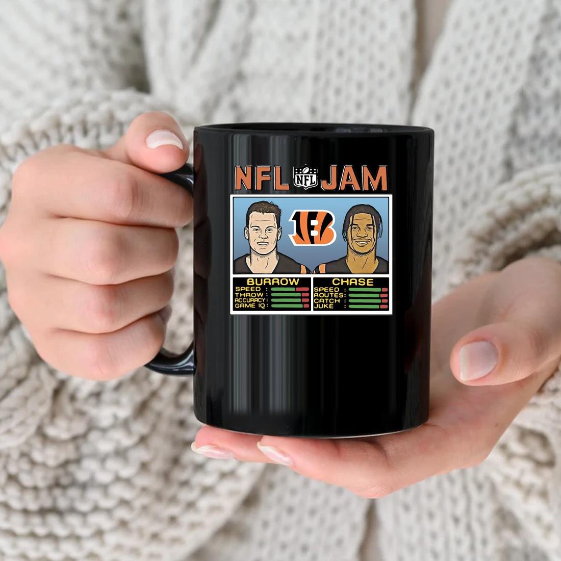 Nfl Jam Cincinnati Bengals Ja’marr Chase ' Joe Burrow Mug
