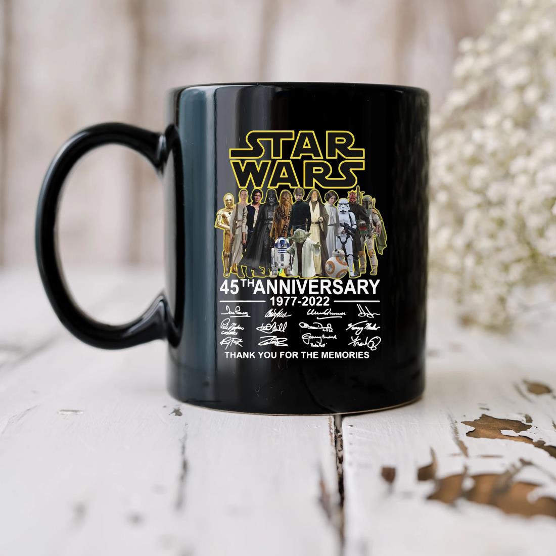 Star wars 45th anniversary 1977-2022 thank you for the memories