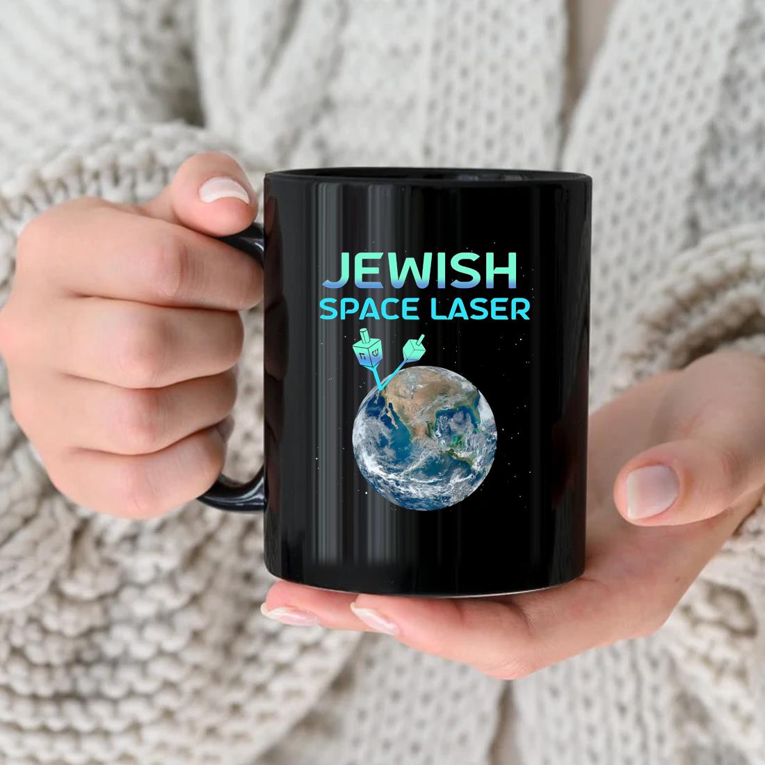 Secret Jewish Space Laser Mug