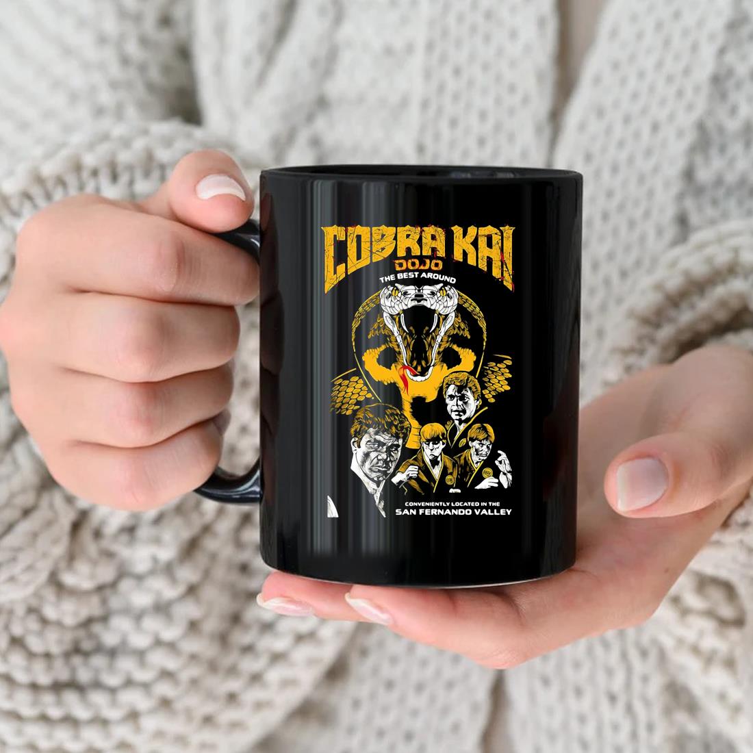 The Best Around Cobra Kai Dojo Vintage Mug