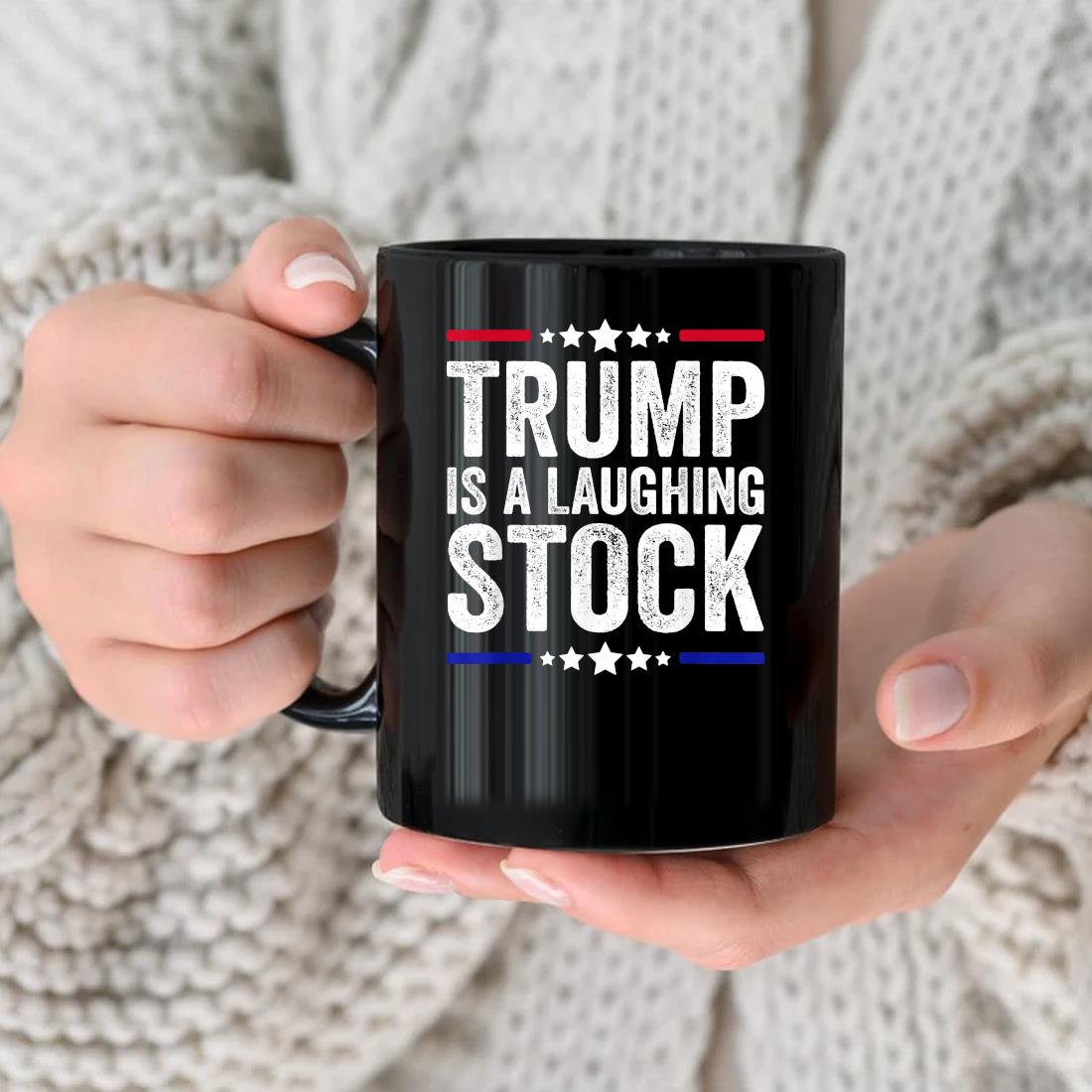 Trump Is A Laughing Stock Anti Trump American Usa Flag Mug (2)