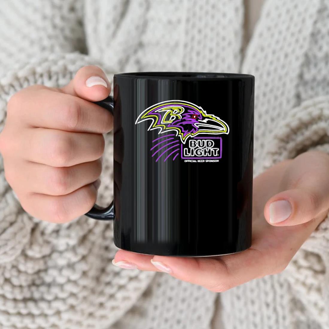 Bud Light Baltimore Ravens Mug