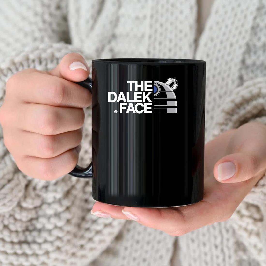 Dalek Face Doctor Who The North Face Inspired Mug