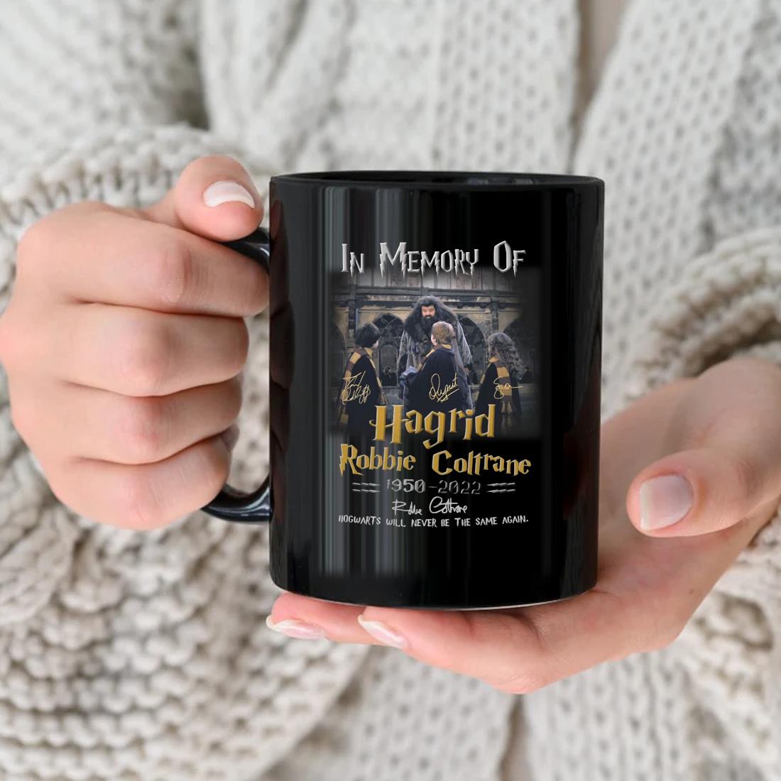 Harry Potter In Memory Of Hagrid Robbie Coltrane 1050 2022 Signatures Mug