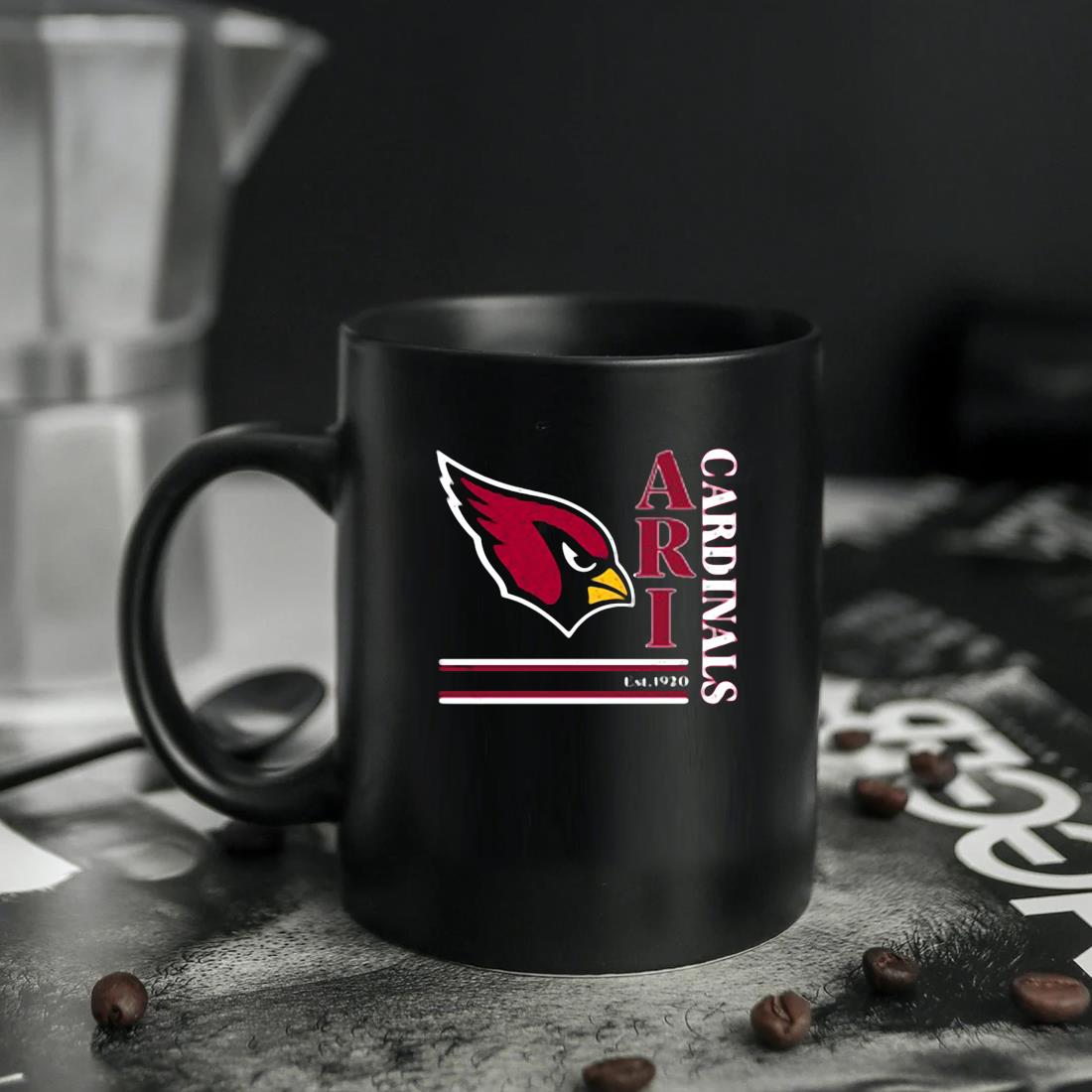 NFL Shop Arizona Cardinals Wordmark Est 1920 Logo Tri-Blend 2022