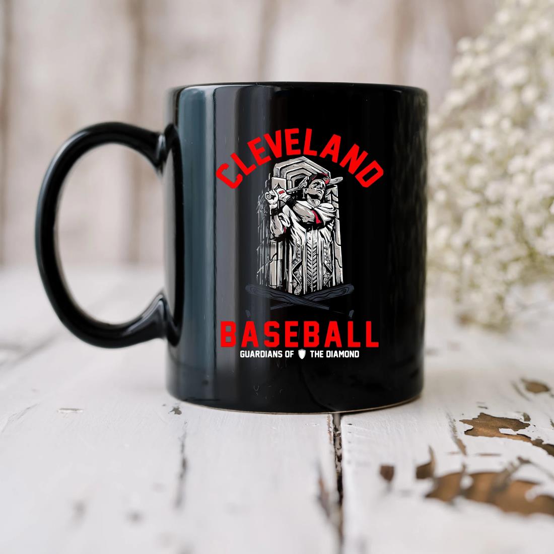 The Diamond Cleveland Guardians Baseball Mug biu