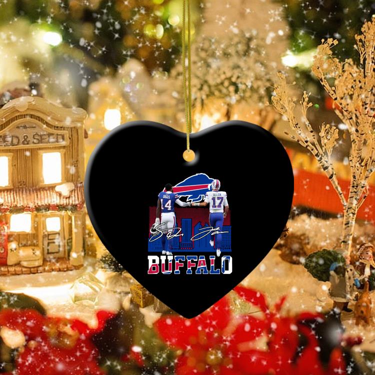 Buffalo Josh Allen Stefon Diggs Christmas Sweater - Ink In Action