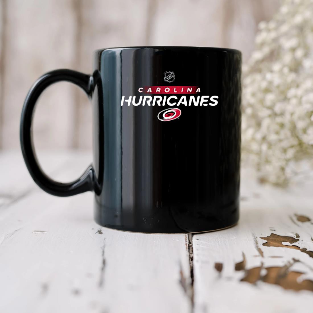 Carolina Hurricanes Fanatics Branded Pro Core Collection Prime Wordmark Mug biu