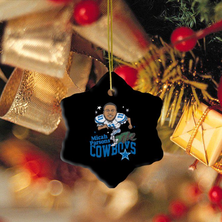 Dallas Cowboys Micah Parsons Signature Ornament - Teespix - Store Fashion  LLC