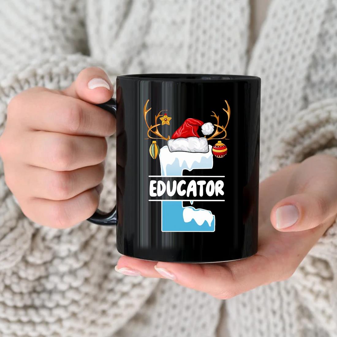 Educator Hat Christmas Mug