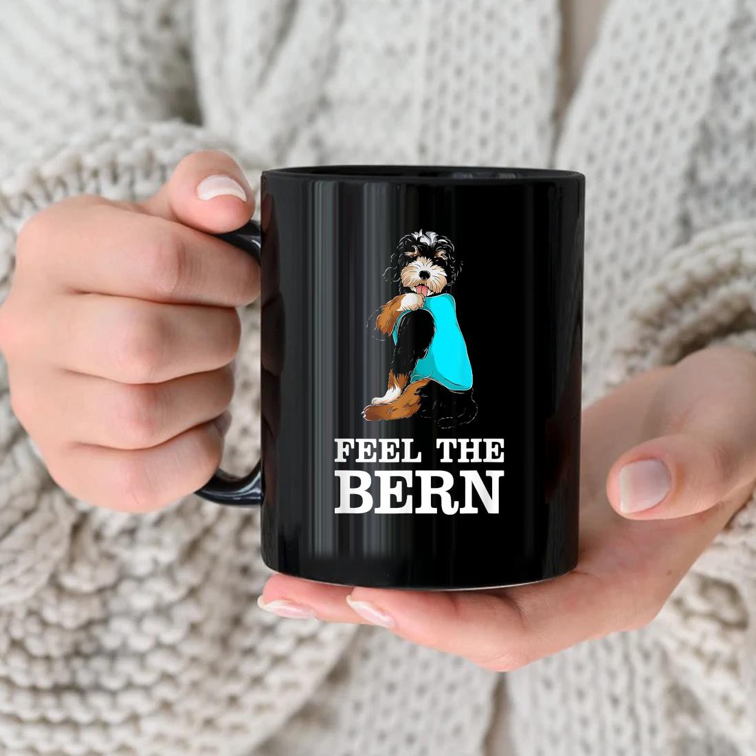 Feel The Bern Campaign Logo Sign Not Me Us Meme Bernie Bro Mug
