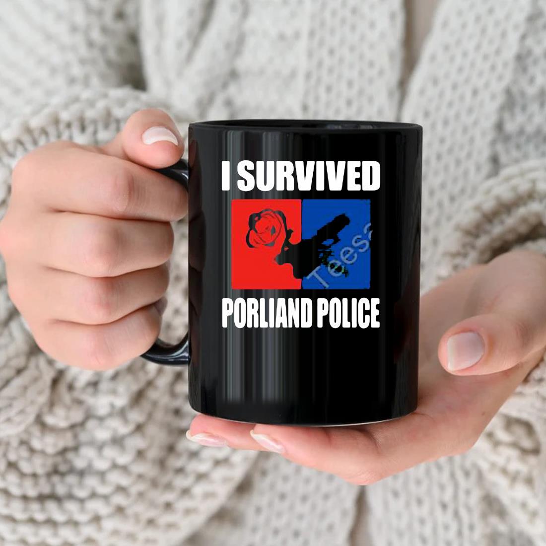 I Survived Porliand Police Mug