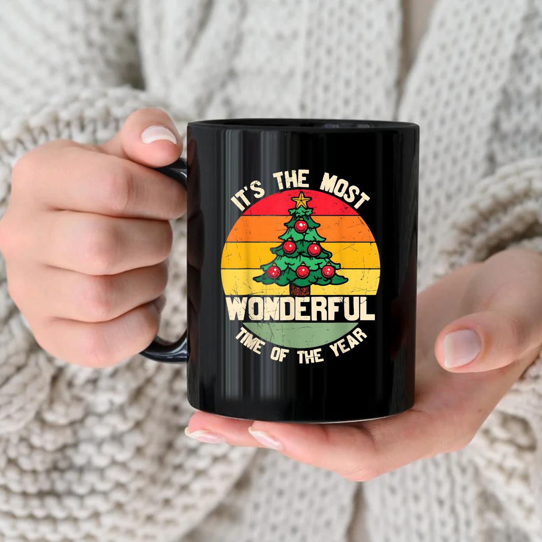 It's The Most Wonderful Time Of The Year Christmas Tree Mug