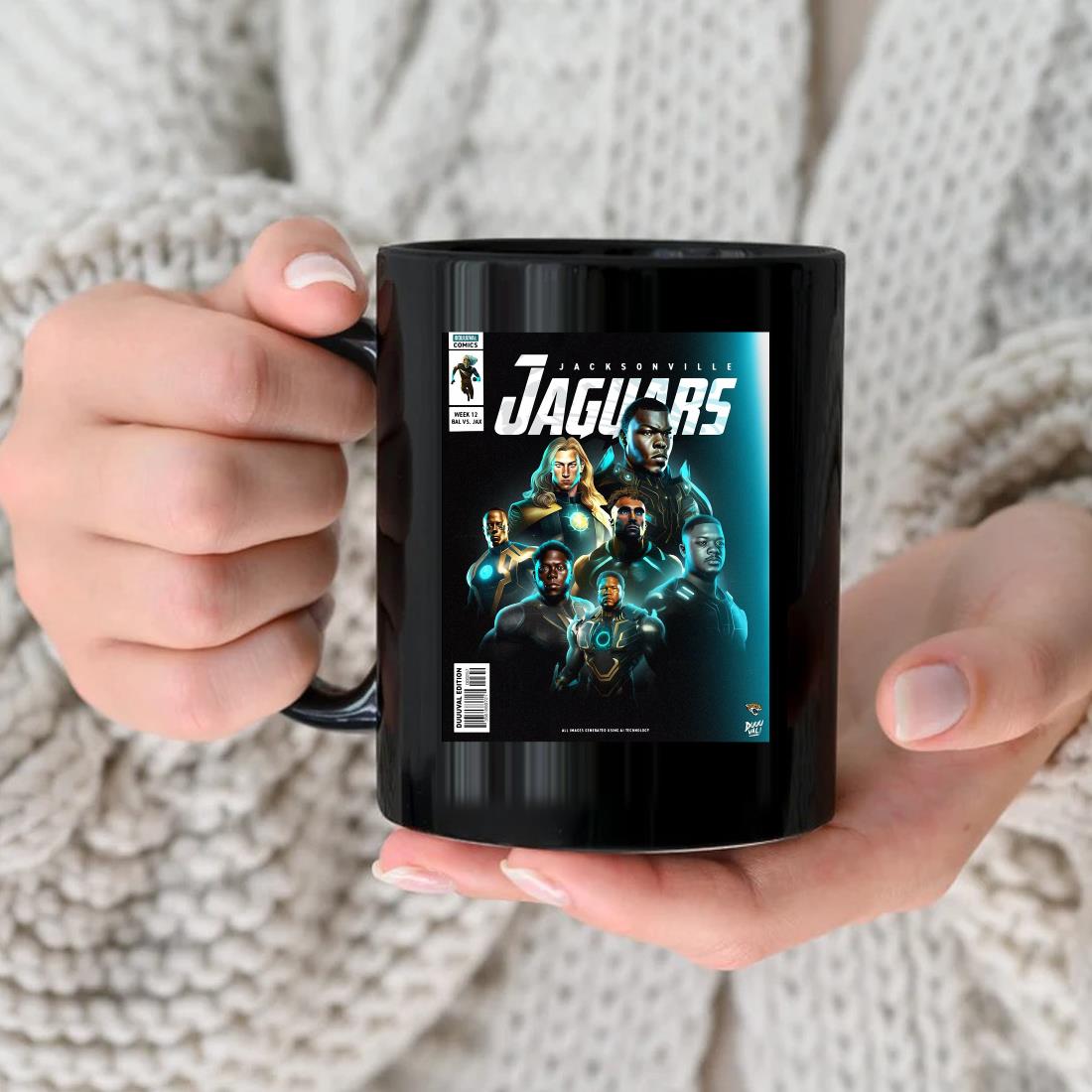 Jacksonville Jaguars Comics Week 12 Bal Vs Jax Mug