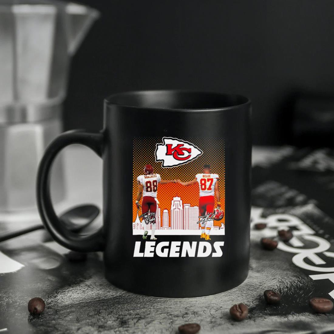 Legends Tony Gonzalez and Travis Kelce Kansas City Chiefs signatures shirt,  hoodie, sweater, long sleeve and tank top