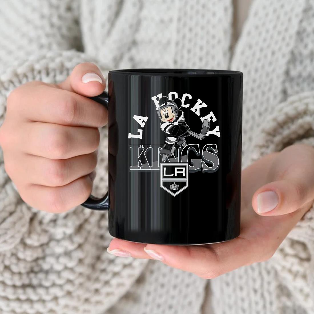 Mickey Mouse Los Angeles Kings Toddler Putting Up Numbers Mug