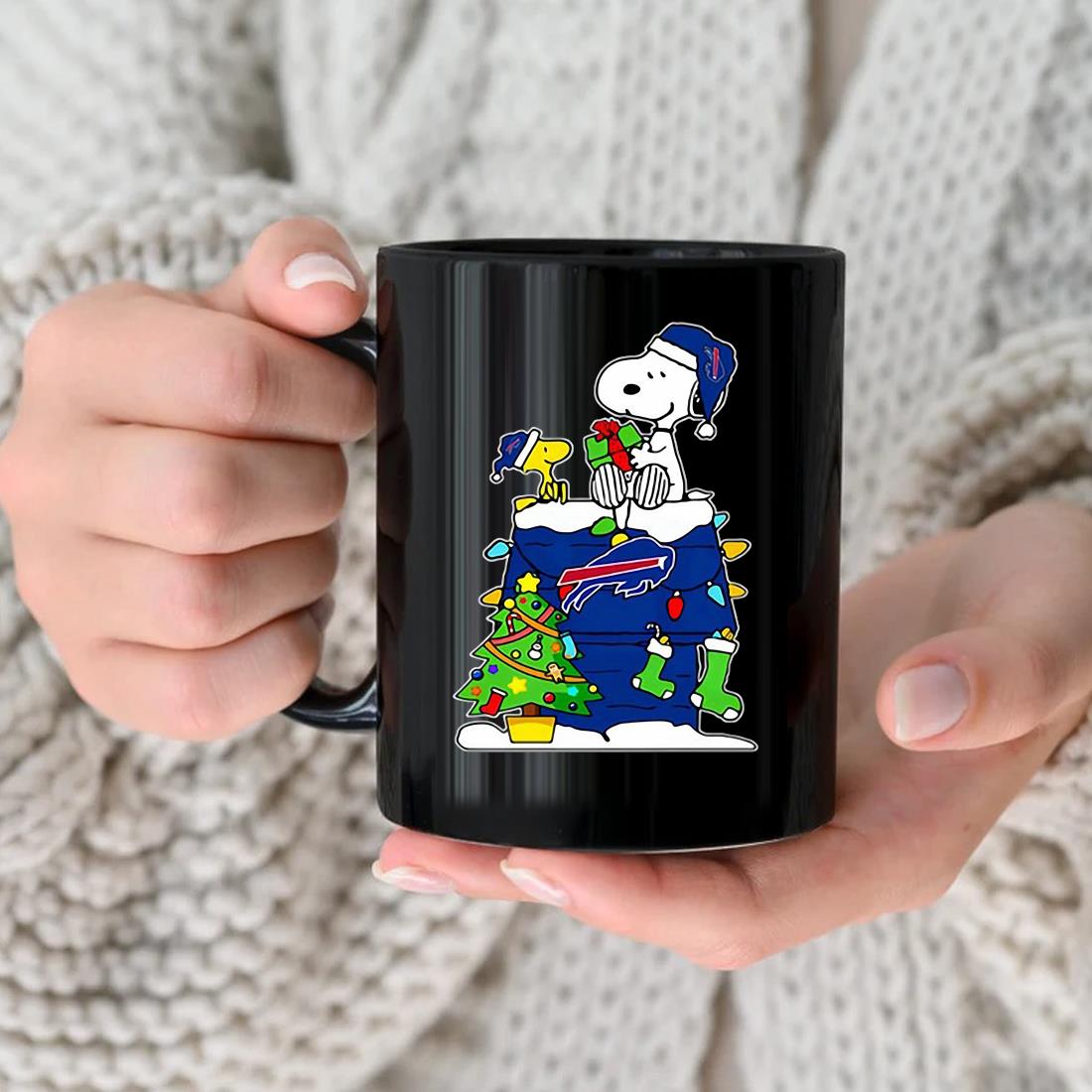 Buffalo Bills Coffee Tumbler Spirited Snoopy Woodstock Bills Gift