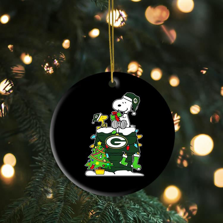 Green Bay Packers Classic Round Ornament (Aluminum)