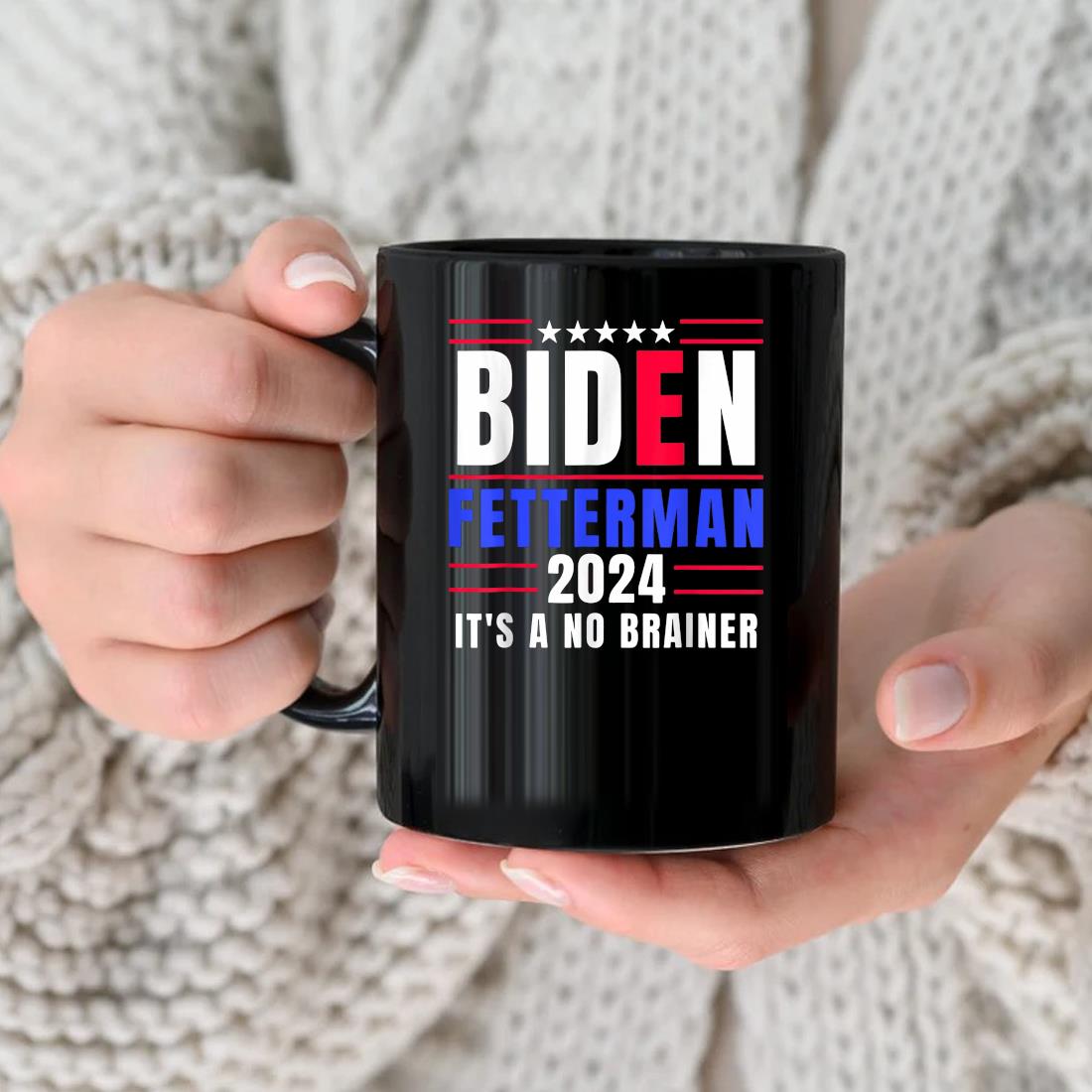 Official Biden Fetterman 2024 It's A No Brainer Fjb Mug
