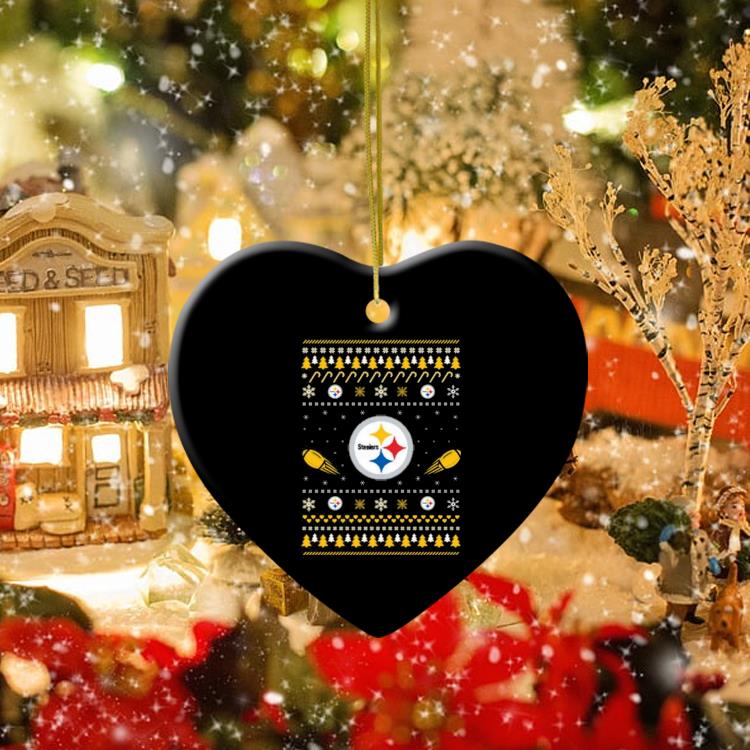 Pittsburgh Steelers Ugly Sweater Ornament