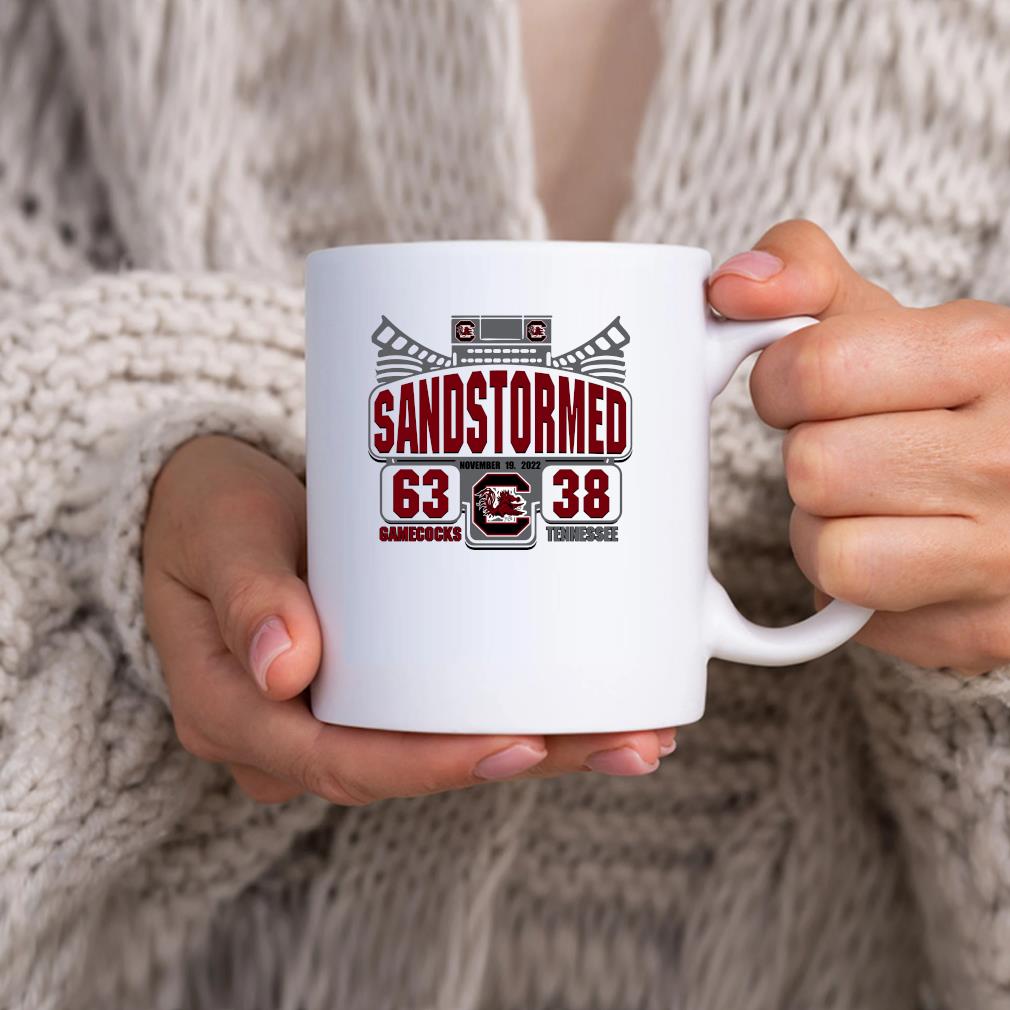 Sandstormed Carolina Gamecocks Vs Tennessee 63-38 Nov 19 2022 Mug