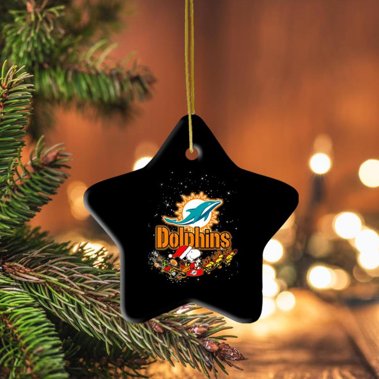 Miami Dolphins Classic Round Ornament