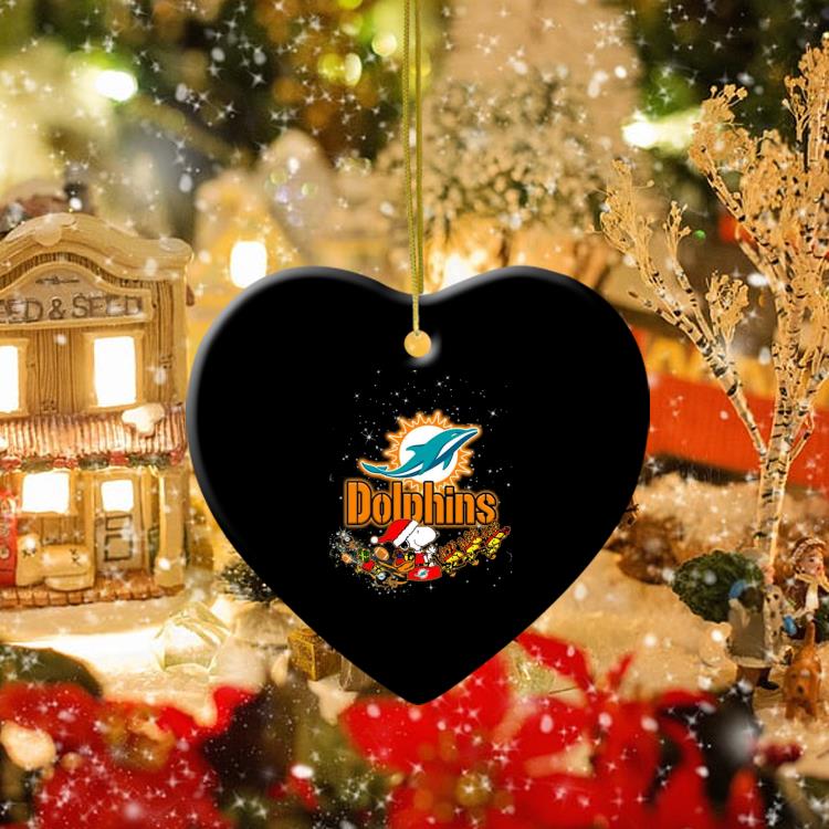 Miami Dolphins Classic Round Ornament