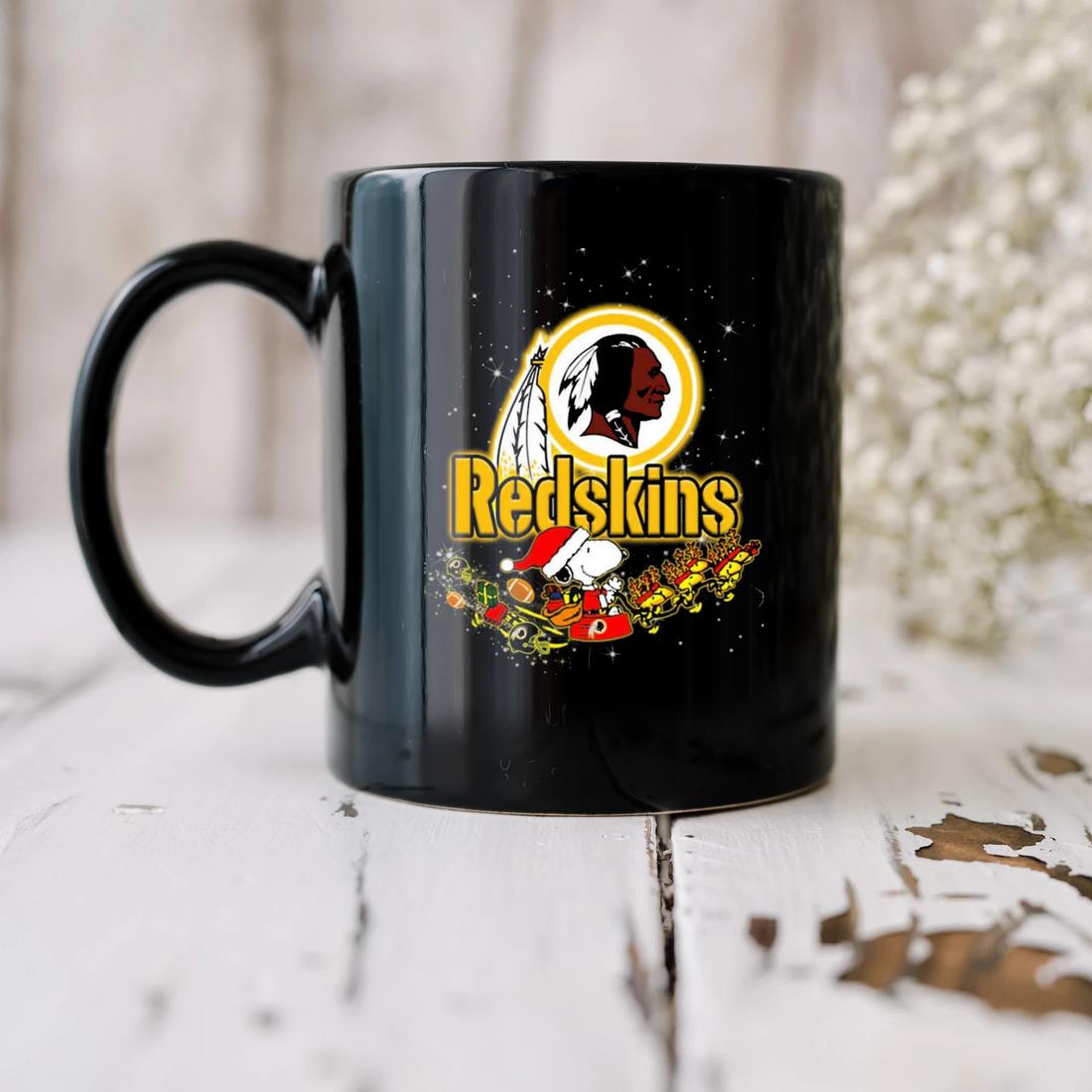 Snoopy Christmas Washington Redskins Logo Shirt, hoodie