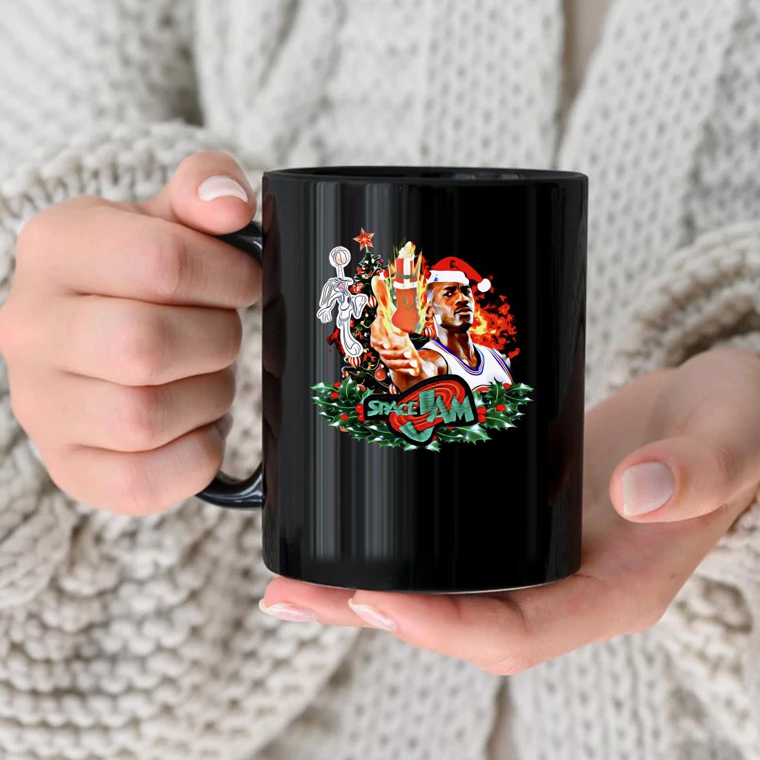 Slammas Space Jam Christmas Mug