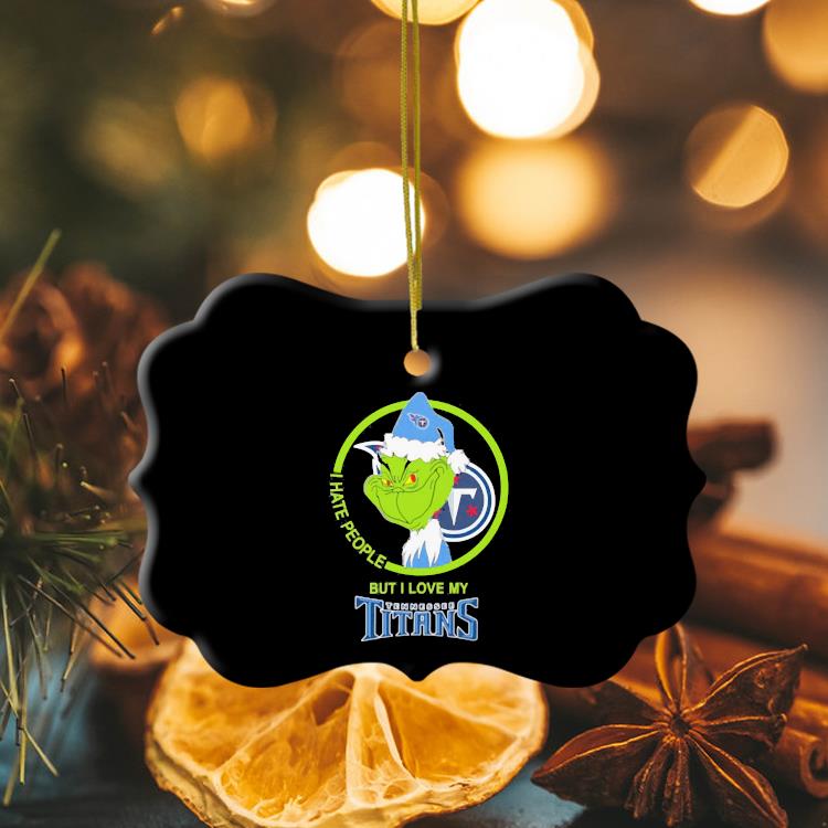 Tennessee Titans Santa Ho Ho Ho Christmas ornament tree Decoration