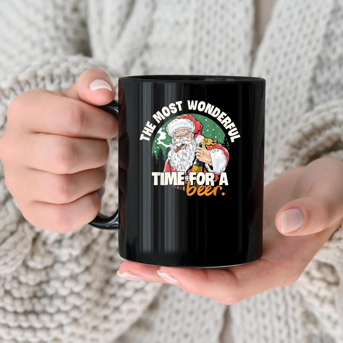 The Most Wonderful Time For A Beer Christmas Mug