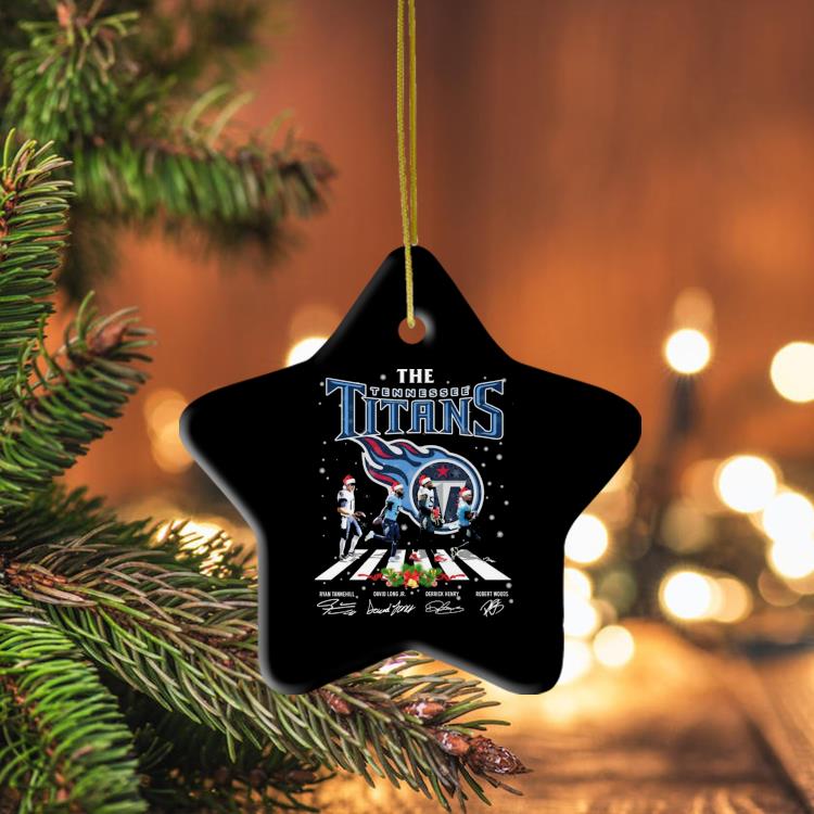 The Tennessee Titans Abbey Road Signatures 2022 Merry Christmas Ornament,  hoodie, sweater, long sleeve and tank top