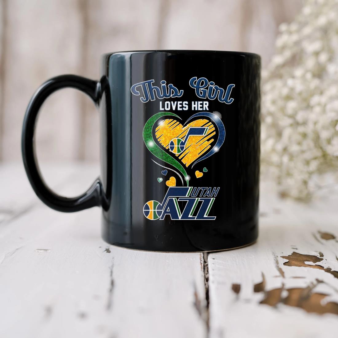 This Girl Loves Her Utah Jazz Mug biu