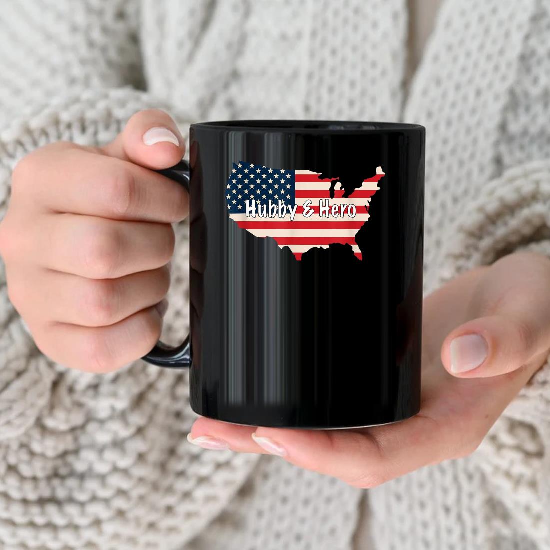 Usa Hubby ' Hero American Flag Mug