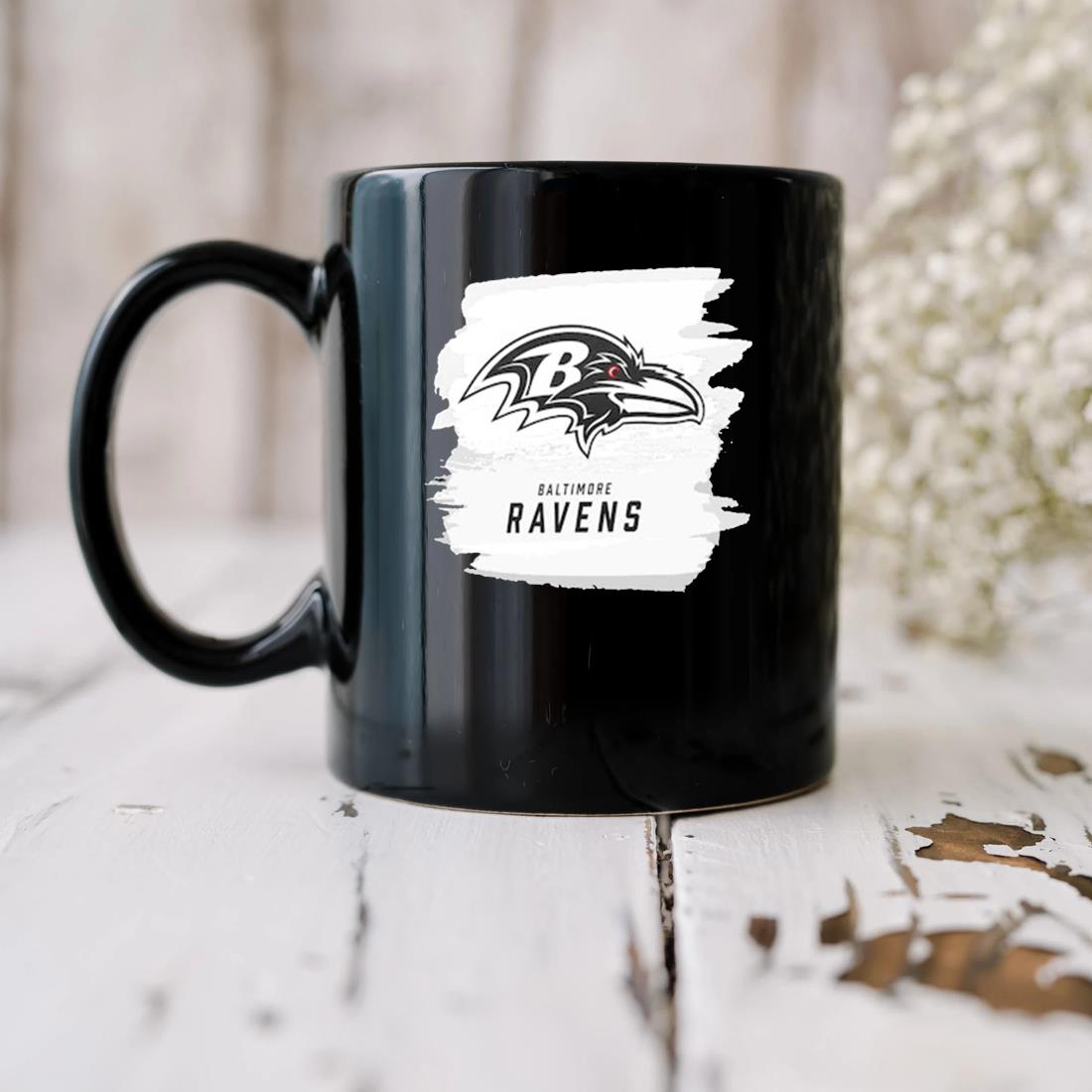 Baltimore Ravens New Era Paint Strokes 2022 Mug biu