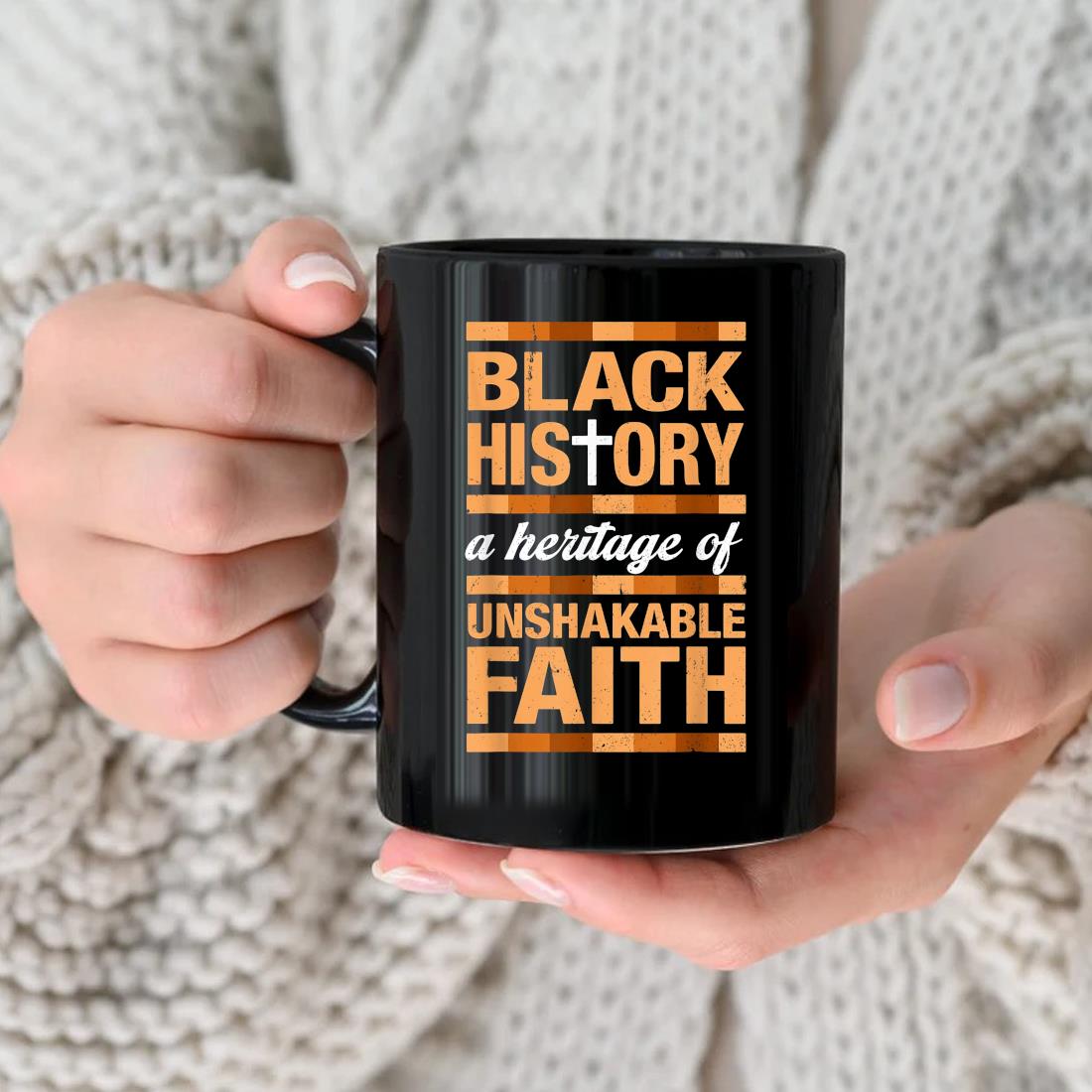 Black History Heritage Proud Juneteenth Melanin Faith 2022 Mug