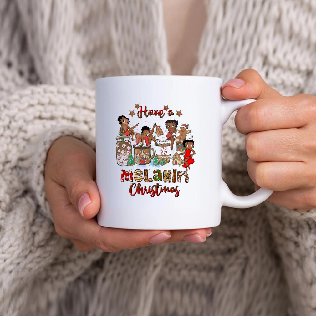 Have A Melanin Black Betty Boop And Coffees Christmas Mug