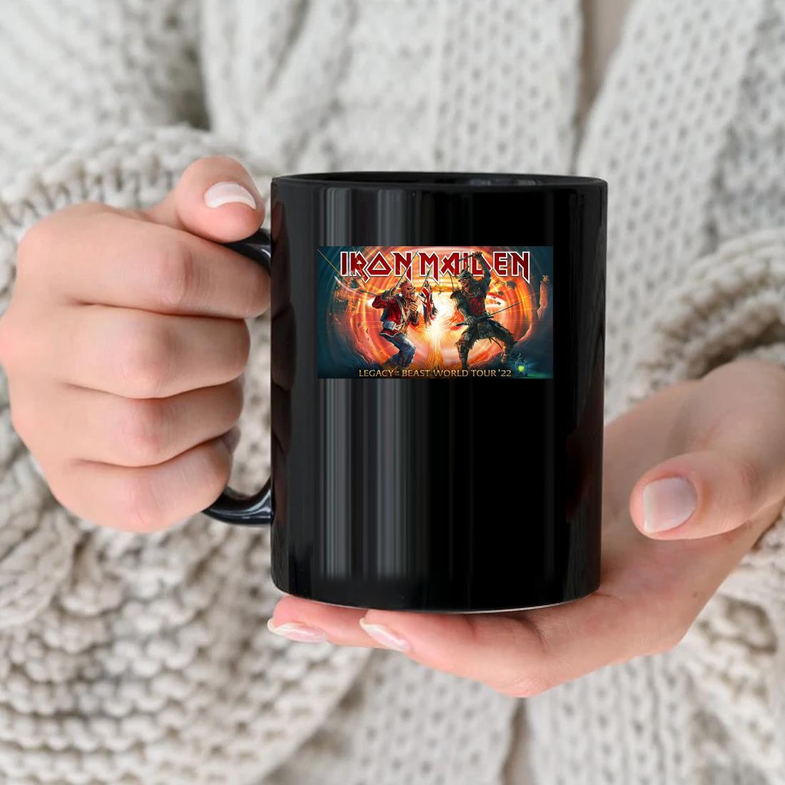 Iron Maiden Introduced Samurai Eddie At 2022 Tour Launch Mug