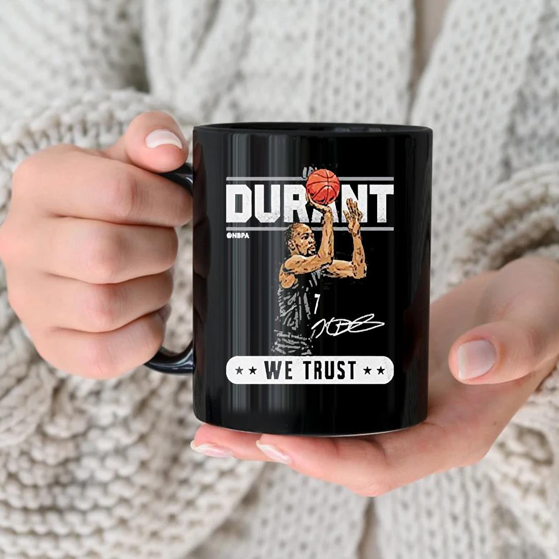 Kevin Durant Brooklyn We Trust Brooklyn Basketball Signature Mug