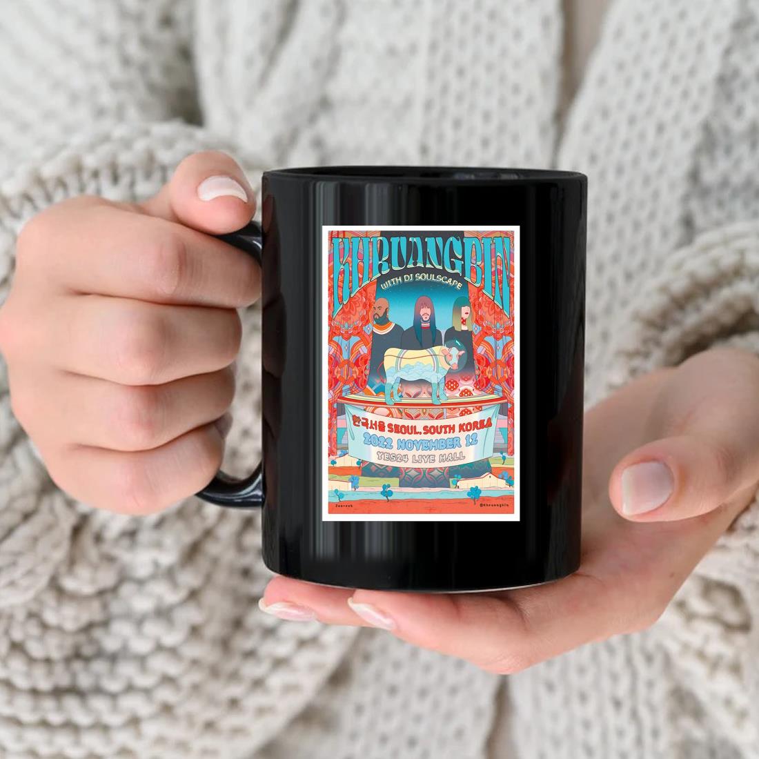 Khruangbin Yes24 Seoul South Korea November 12 Mug