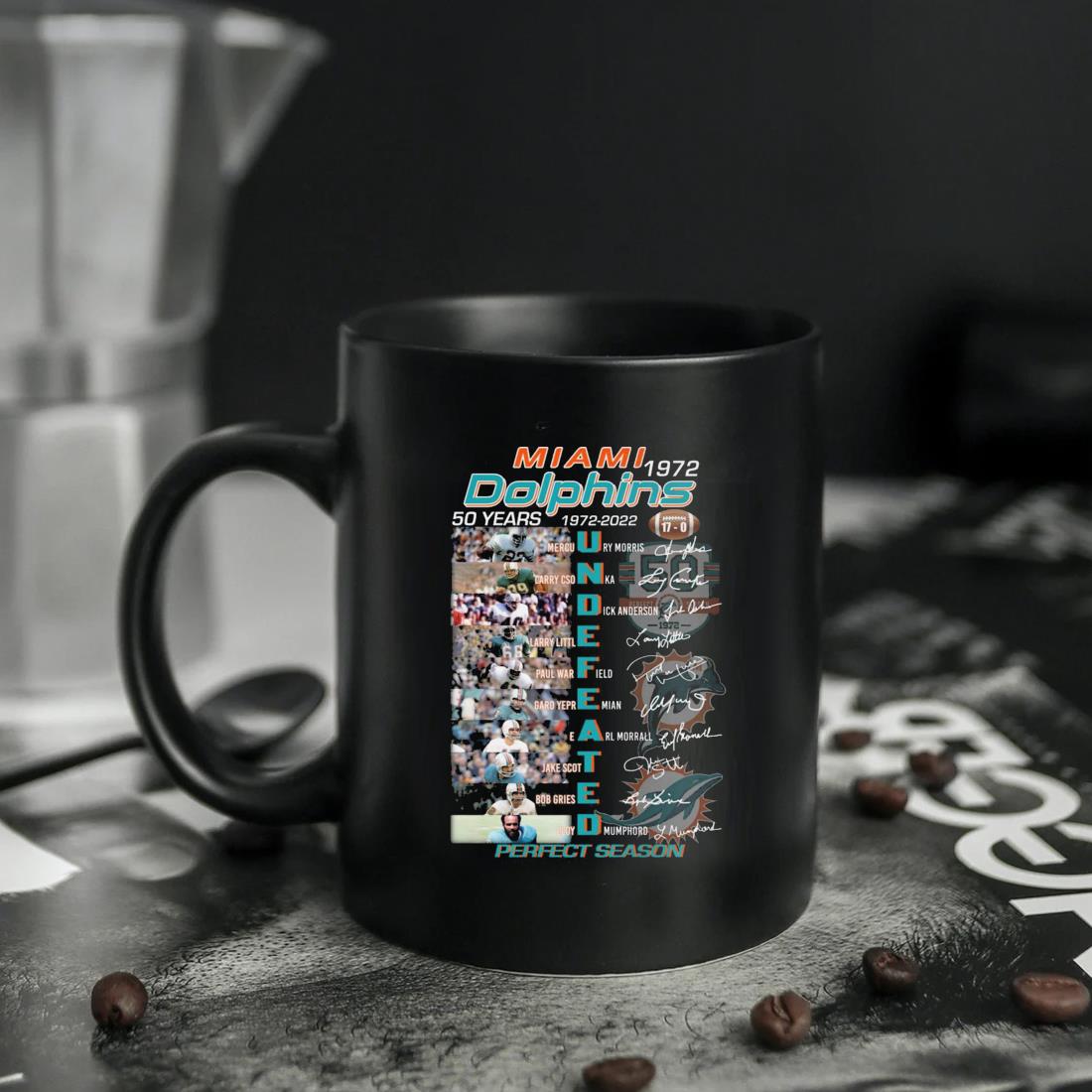 Miami Dolphins 1972 undefeated 17-0 signatures 2022 T-shirt, hoodie,  sweater, long sleeve and tank top